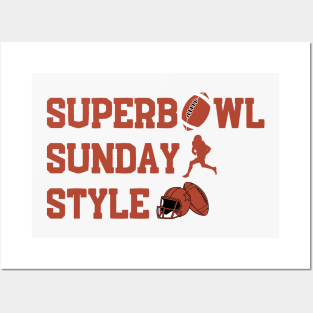 Superbowl Posters and Art